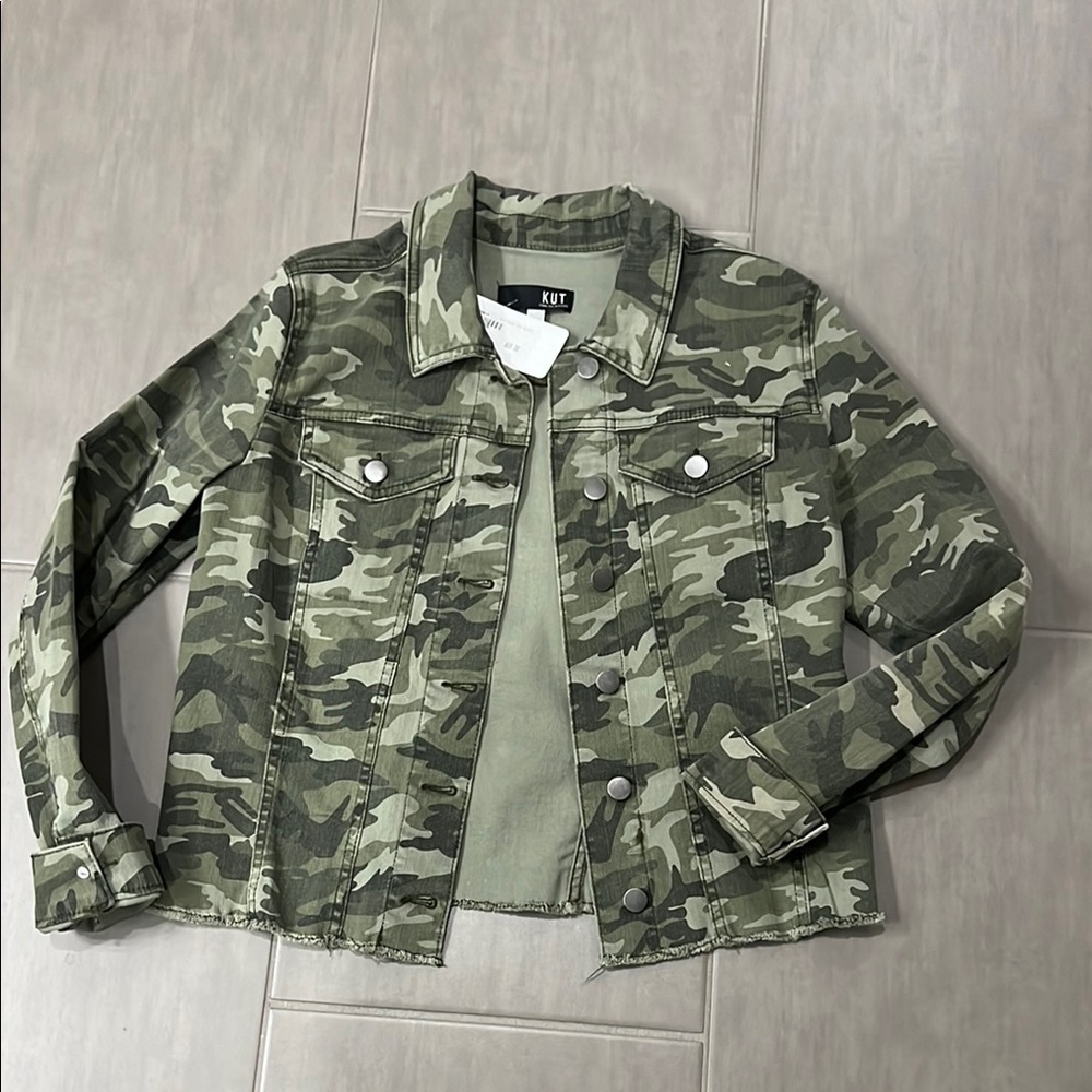 KUT Camouflage denim Jacket